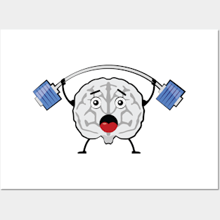 Brain Weightlifter - Funny Posters and Art